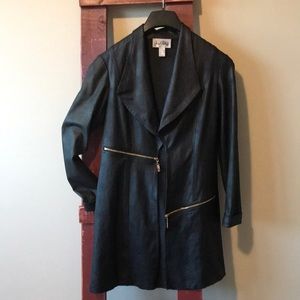 Joseph Ribkoff Faux leather jacket
